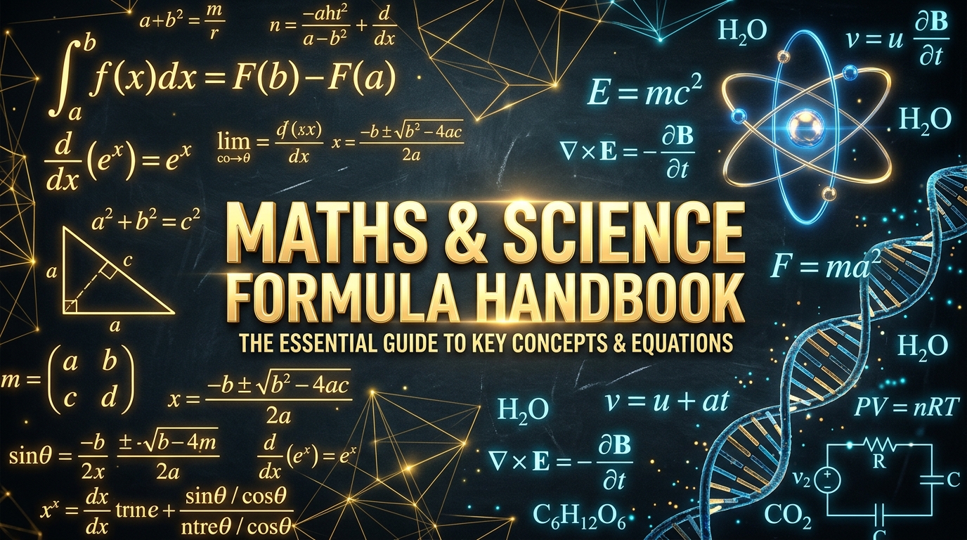 Maths & Science Formula Handbook