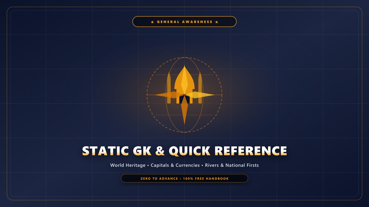 Static GK & Quick Reference Digest