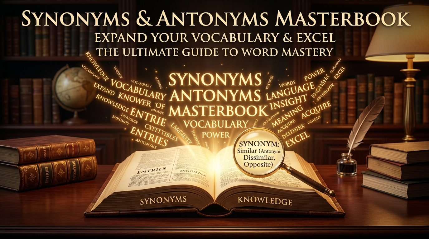 Synonyms & Antonyms Masterbook